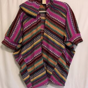 Jasmine & Ginger Vibrant Knit Oversized cardigan